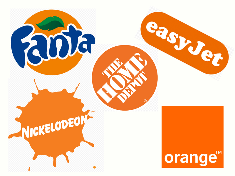 логотипы с оранжевым цветом