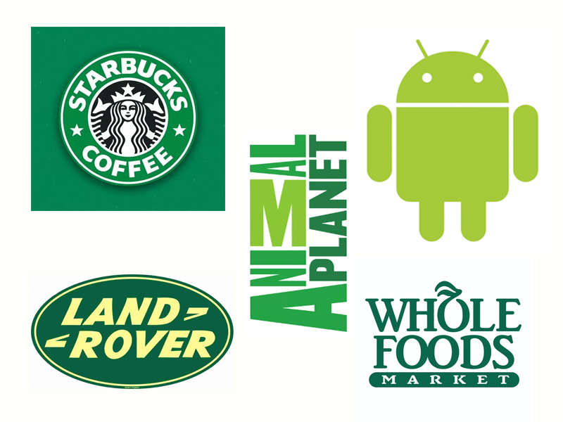 логотипы с зеленым цветом